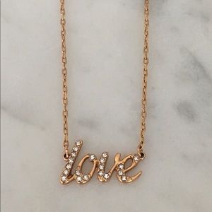Swarovski Love Necklace